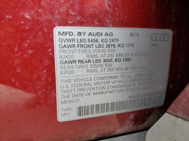 Photo 11 VIN: WA1BNAFY6J2240781 - AUDI Q5 