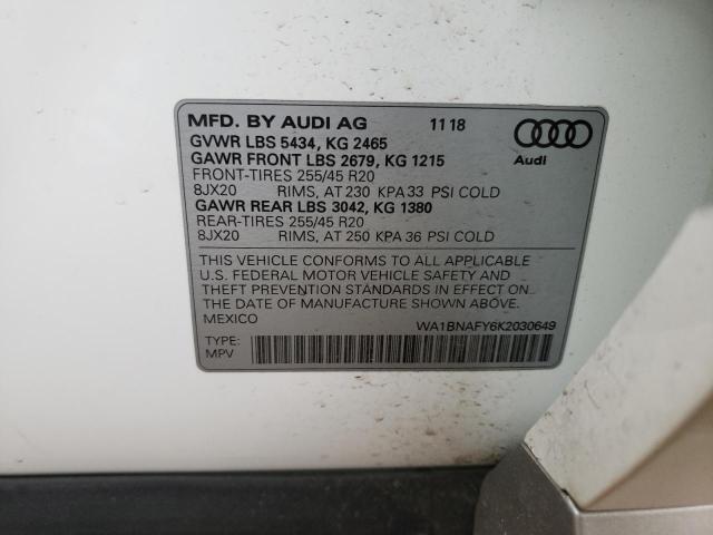 Photo 9 VIN: WA1BNAFY6K2030649 - AUDI Q5 PREMIUM 