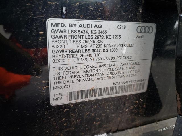 Photo 9 VIN: WA1BNAFY6K2065840 - AUDI Q5 PREMIUM 