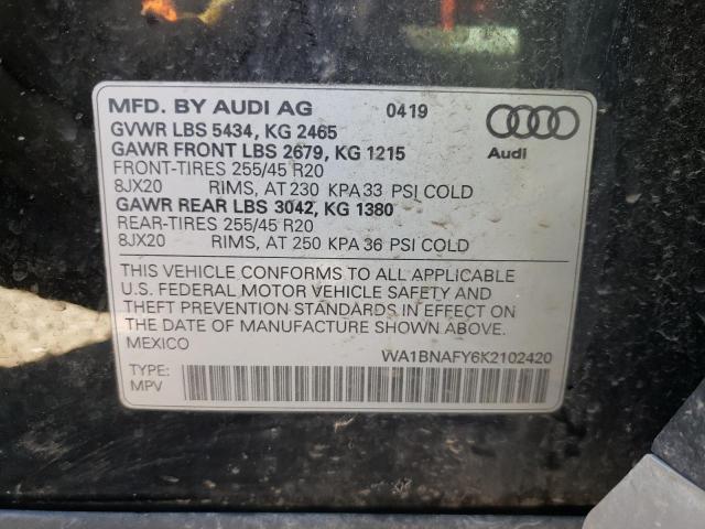 Photo 9 VIN: WA1BNAFY6K2102420 - AUDI Q5 PREMIUM 