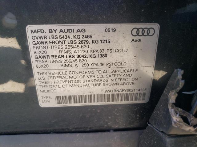 Photo 12 VIN: WA1BNAFY6K2114325 - AUDI Q5 