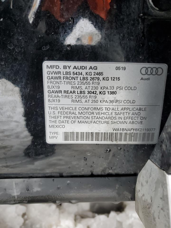 Photo 11 VIN: WA1BNAFY6K2119377 - AUDI Q5 