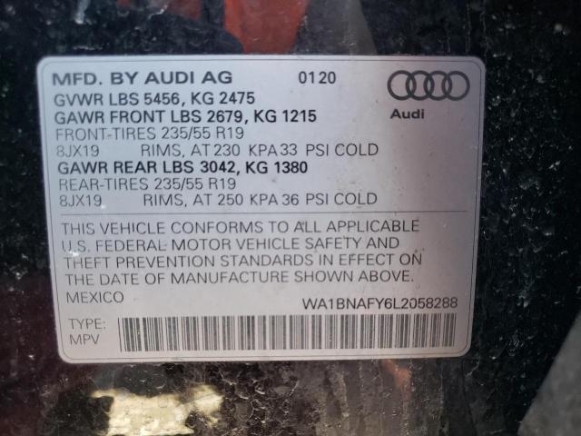 Photo 9 VIN: WA1BNAFY6L2058288 - AUDI Q5 PREMIUM 