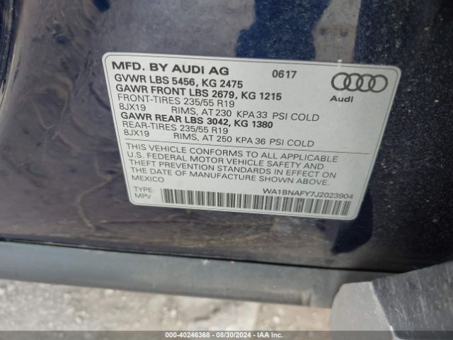 Photo 8 VIN: WA1BNAFY7J2023904 - AUDI Q5 