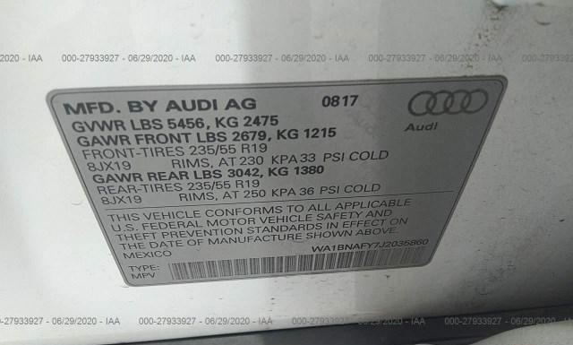 Photo 8 VIN: WA1BNAFY7J2035860 - AUDI Q5 