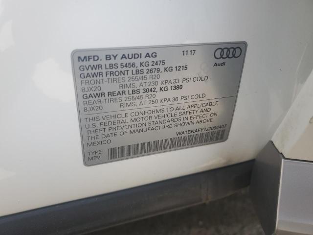 Photo 12 VIN: WA1BNAFY7J2094407 - AUDI Q5 