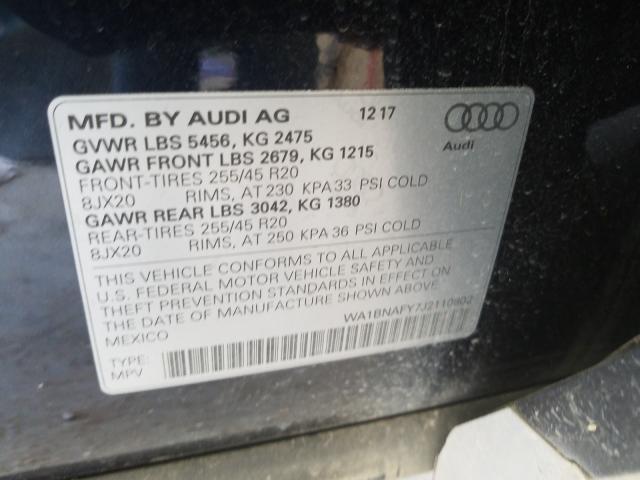 Photo 9 VIN: WA1BNAFY7J2110802 - AUDI Q5 PREMIUM 