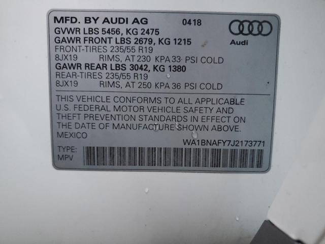 Photo 12 VIN: WA1BNAFY7J2173771 - AUDI Q5 