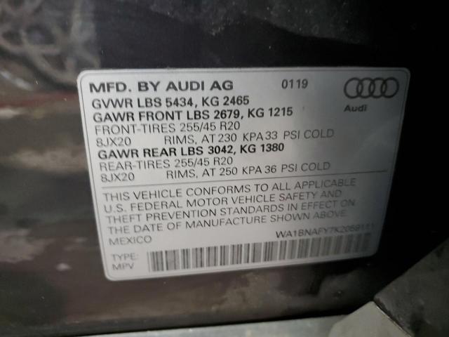 Photo 12 VIN: WA1BNAFY7K2059111 - AUDI Q5 