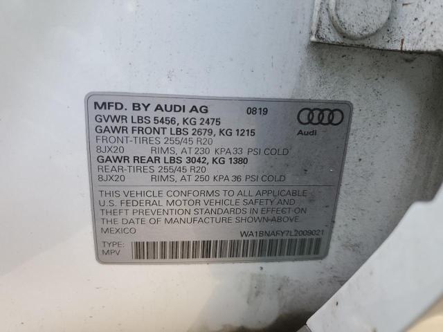 Photo 13 VIN: WA1BNAFY7L2009021 - AUDI Q5 PREMIUM 