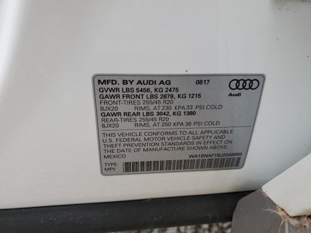 Photo 9 VIN: WA1BNAFY8J2048956 - AUDI Q5 PREMIUM 