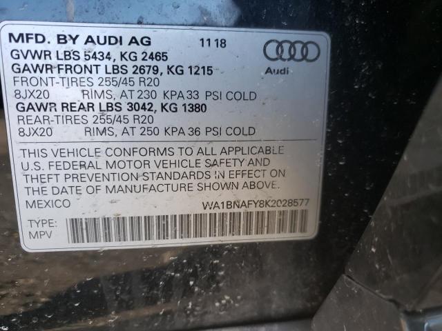 Photo 9 VIN: WA1BNAFY8K2028577 - AUDI Q5 