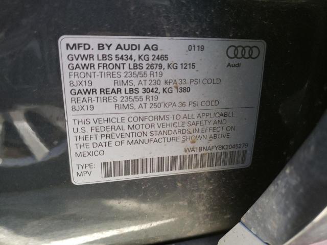 Photo 12 VIN: WA1BNAFY8K2045279 - AUDI Q5 