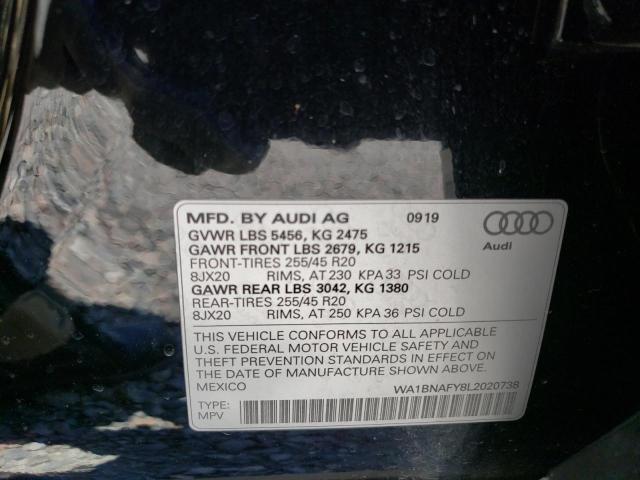 Photo 8 VIN: WA1BNAFY8L2020738 - AUDI Q5 PREMIUM 