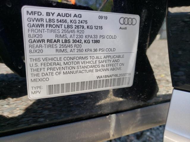 Photo 9 VIN: WA1BNAFY8L2020738 - AUDI Q5 PREMIUM 