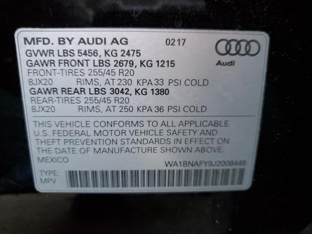 Photo 12 VIN: WA1BNAFY9J2008448 - AUDI Q5 