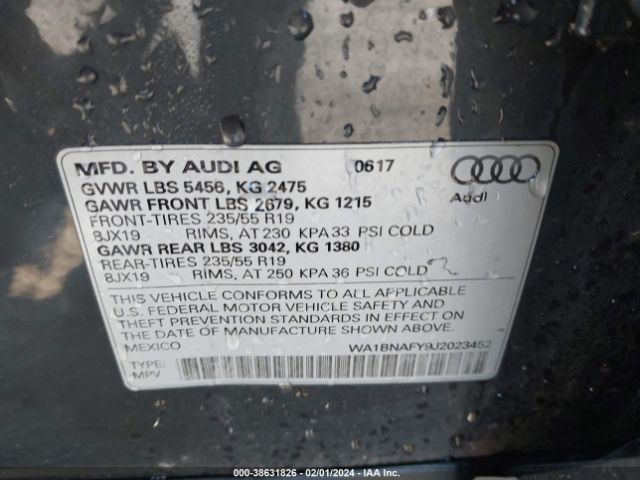 Photo 8 VIN: WA1BNAFY9J2023452 - AUDI Q5 