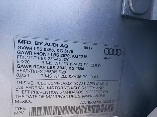 Photo 12 VIN: WA1BNAFY9J2047217 - AUDI Q5 PREMIUM 