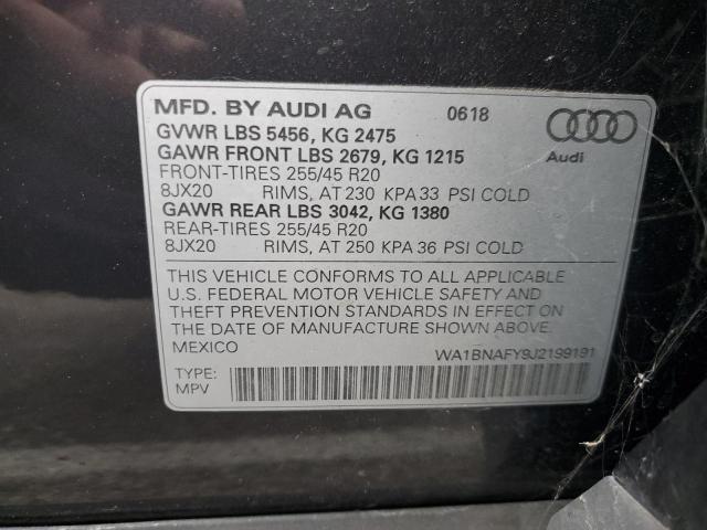 Photo 13 VIN: WA1BNAFY9J2199191 - AUDI Q5 