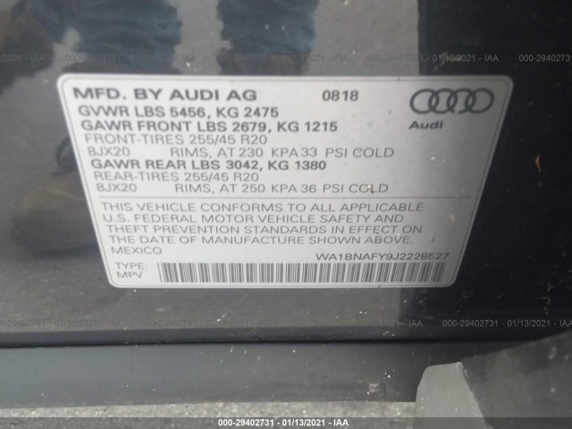 Photo 8 VIN: WA1BNAFY9J2228527 - AUDI Q5 