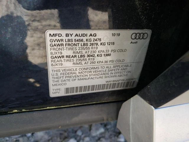 Photo 12 VIN: WA1BNAFY9L2033871 - AUDI Q5 PREMIUM 