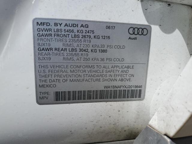 Photo 11 VIN: WA1BNAFYXJ2019846 - AUDI Q5 PREMIUM 