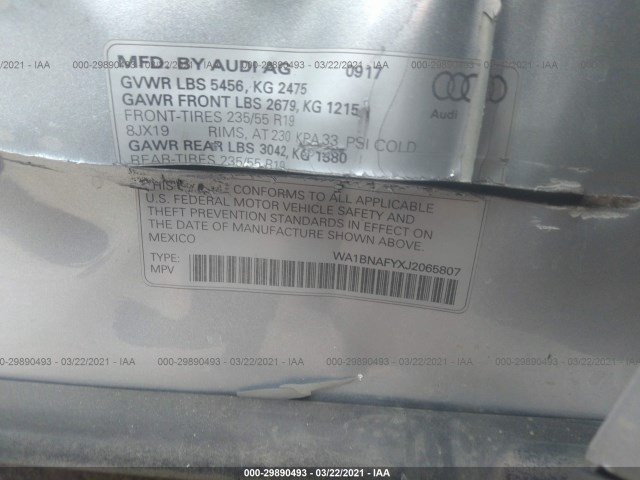 Photo 8 VIN: WA1BNAFYXJ2065807 - AUDI Q5 