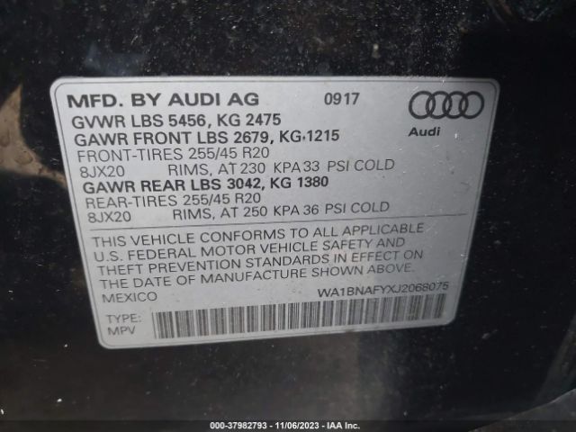 Photo 8 VIN: WA1BNAFYXJ2068075 - AUDI Q5 