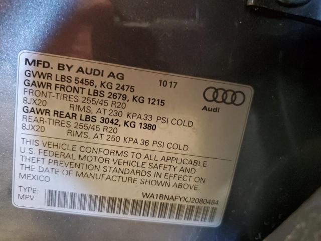 Photo 11 VIN: WA1BNAFYXJ2080484 - AUDI Q5 