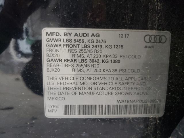 Photo 9 VIN: WA1BNAFYXJ2108929 - AUDI Q5 PREMIUM 