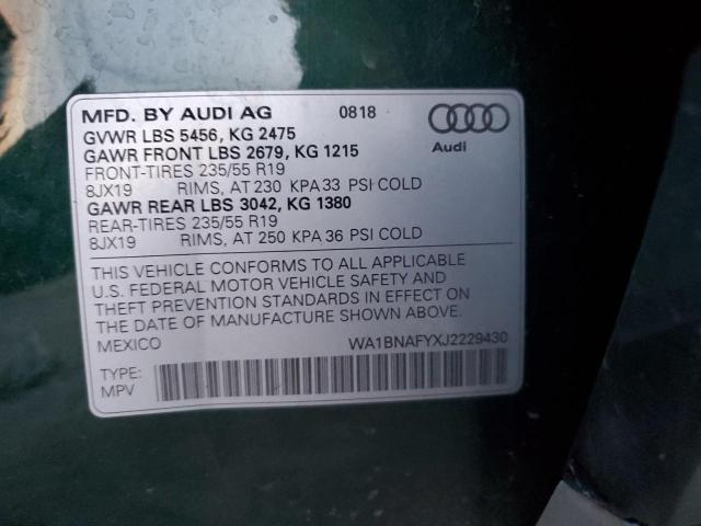 Photo 12 VIN: WA1BNAFYXJ2229430 - AUDI Q5 