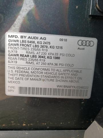 Photo 12 VIN: WA1BNAFYXJ2248222 - AUDI Q5 PREMIUM 