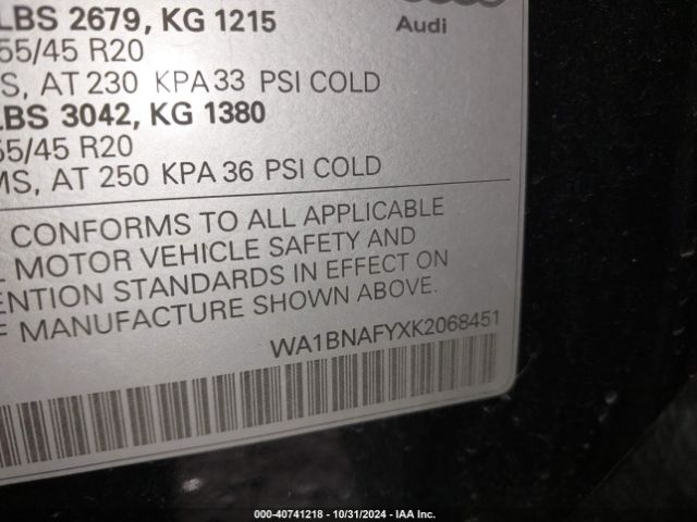 Photo 8 VIN: WA1BNAFYXK2068451 - AUDI Q5 