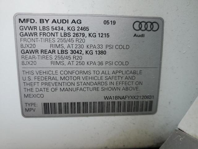 Photo 12 VIN: WA1BNAFYXK2120631 - AUDI Q5 