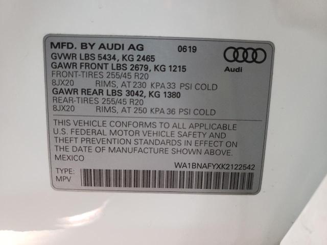 Photo 9 VIN: WA1BNAFYXK2122542 - AUDI Q5 