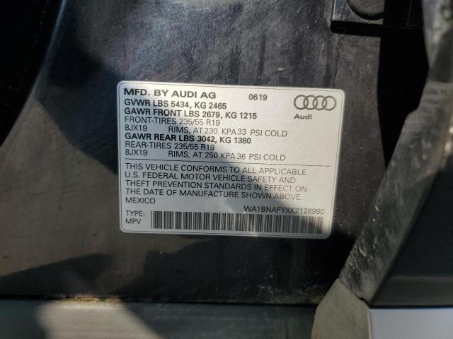 Photo 11 VIN: WA1BNAFYXK2126980 - AUDI Q5 PREMIUM 