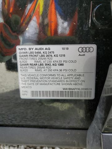 Photo 9 VIN: WA1BNAFYXL2036519 - AUDI Q5 PREMIUM 