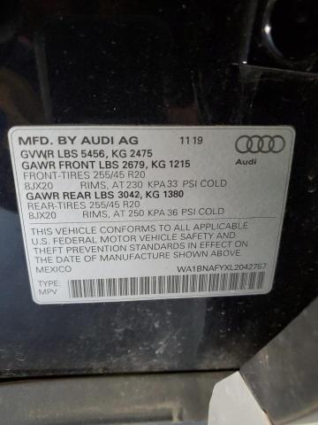 Photo 12 VIN: WA1BNAFYXL2042787 - AUDI Q5 PREMIUM 