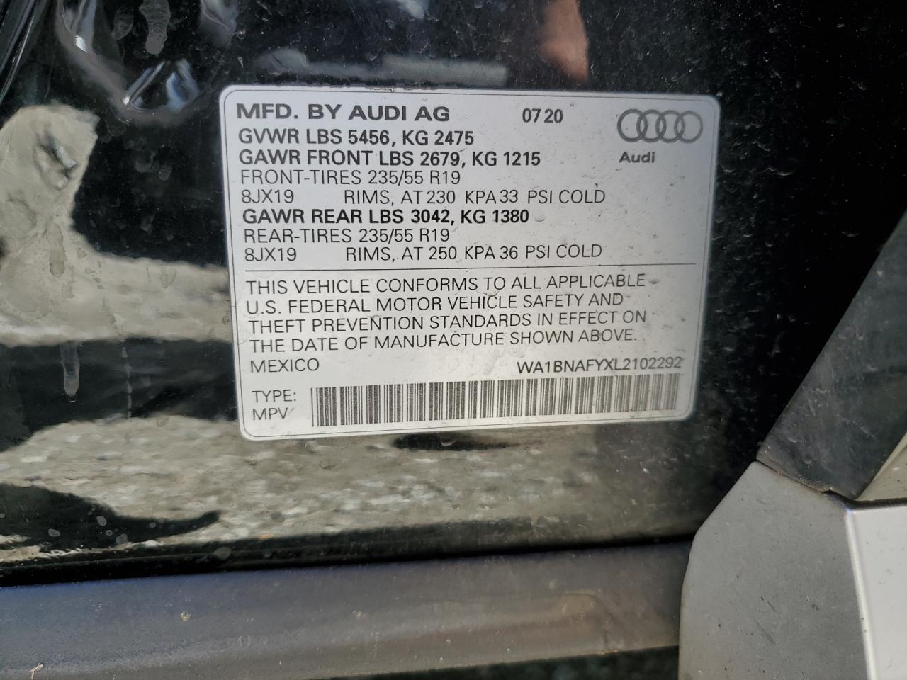 Photo 13 VIN: WA1BNAFYXL2102292 - AUDI Q5 