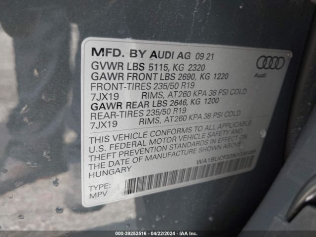 Photo 8 VIN: WA1BUCF33N1030489 - AUDI Q3 