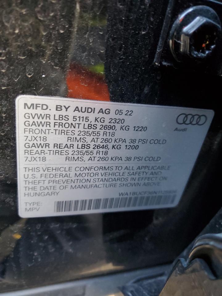 Photo 11 VIN: WA1BUCF36N1125936 - AUDI Q3 