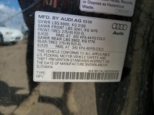 Photo 12 VIN: WA1BV74L08D058969 - AUDI Q7 