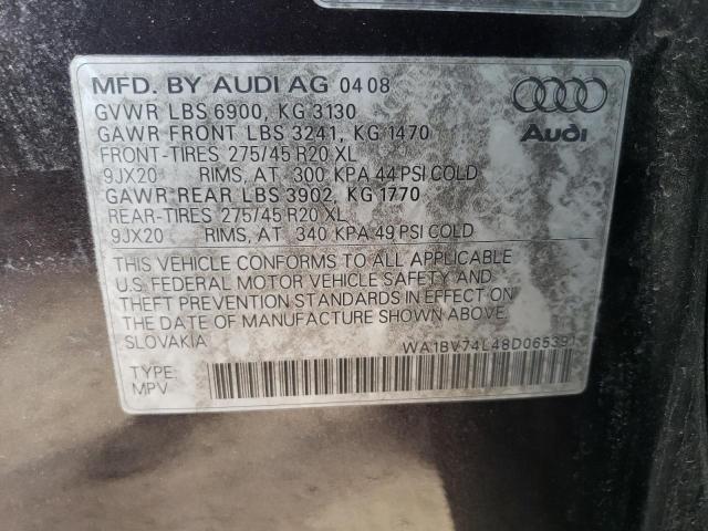 Photo 9 VIN: WA1BV74L48D065391 - AUDI Q7 4.2 QUA 