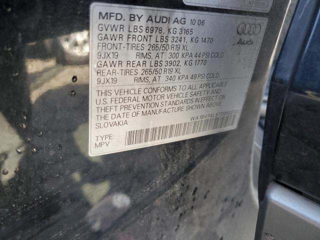 Photo 11 VIN: WA1BV74L57D050333 - AUDI Q7 4.2 QUA 