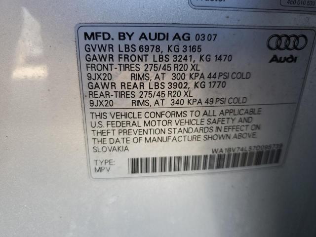 Photo 12 VIN: WA1BV74L57D095739 - AUDI Q7 