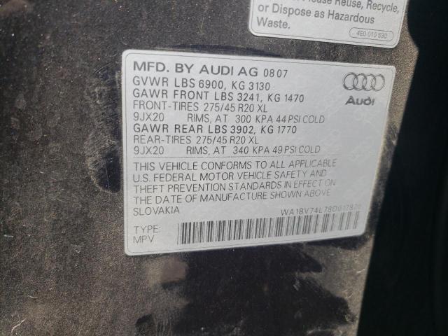 Photo 12 VIN: WA1BV74L78D017870 - AUDI Q7 4.2 QUA 