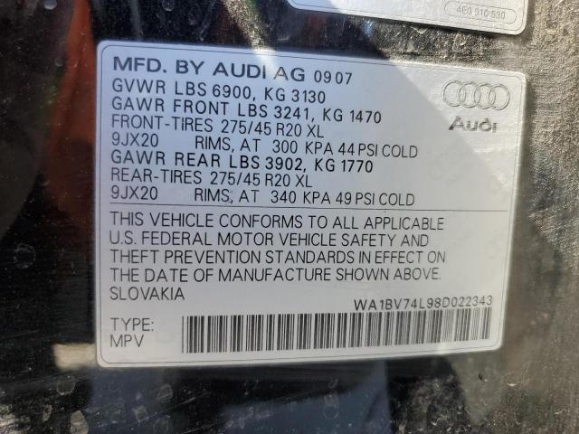 Photo 11 VIN: WA1BV74L98D022343 - AUDI Q7 