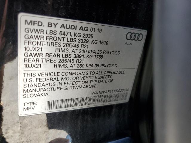 Photo 11 VIN: WA1BVAF11KD023034 - AUDI Q8 PREMIUM 