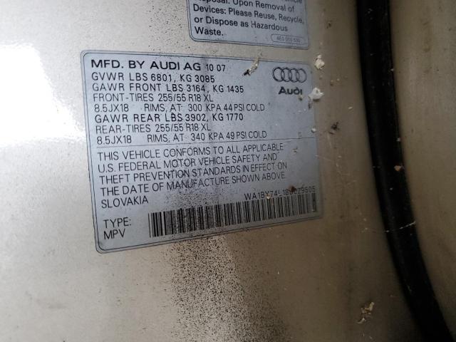 Photo 11 VIN: WA1BY74L18D029505 - AUDI Q7 3.6 QUA 