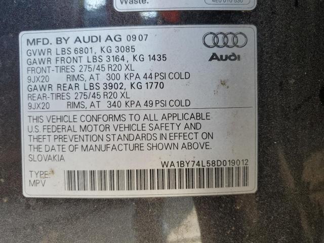 Photo 13 VIN: WA1BY74L58D019012 - AUDI Q7 3.6 QUA 